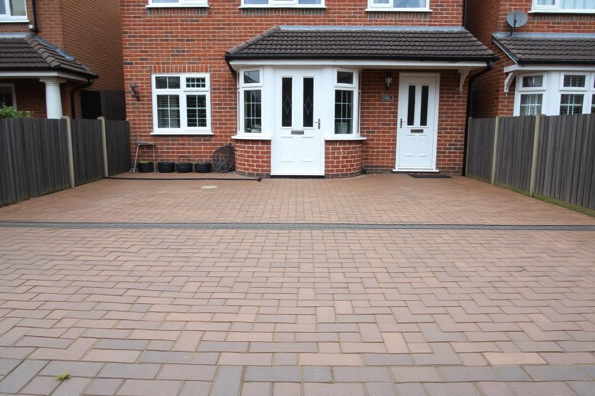Driveway cleared after rubbish removal