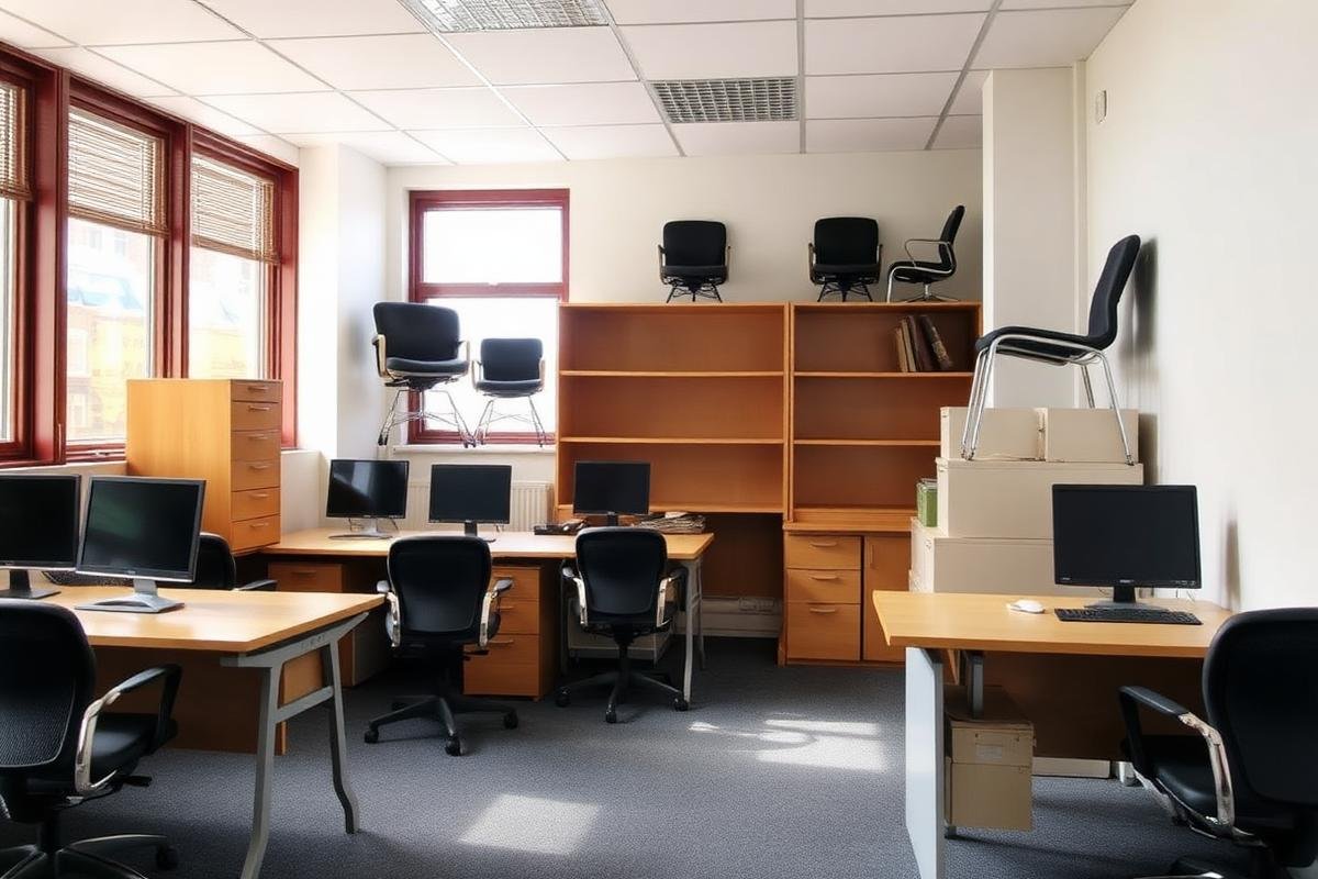 Office clearance of unwanted furniture and equipment