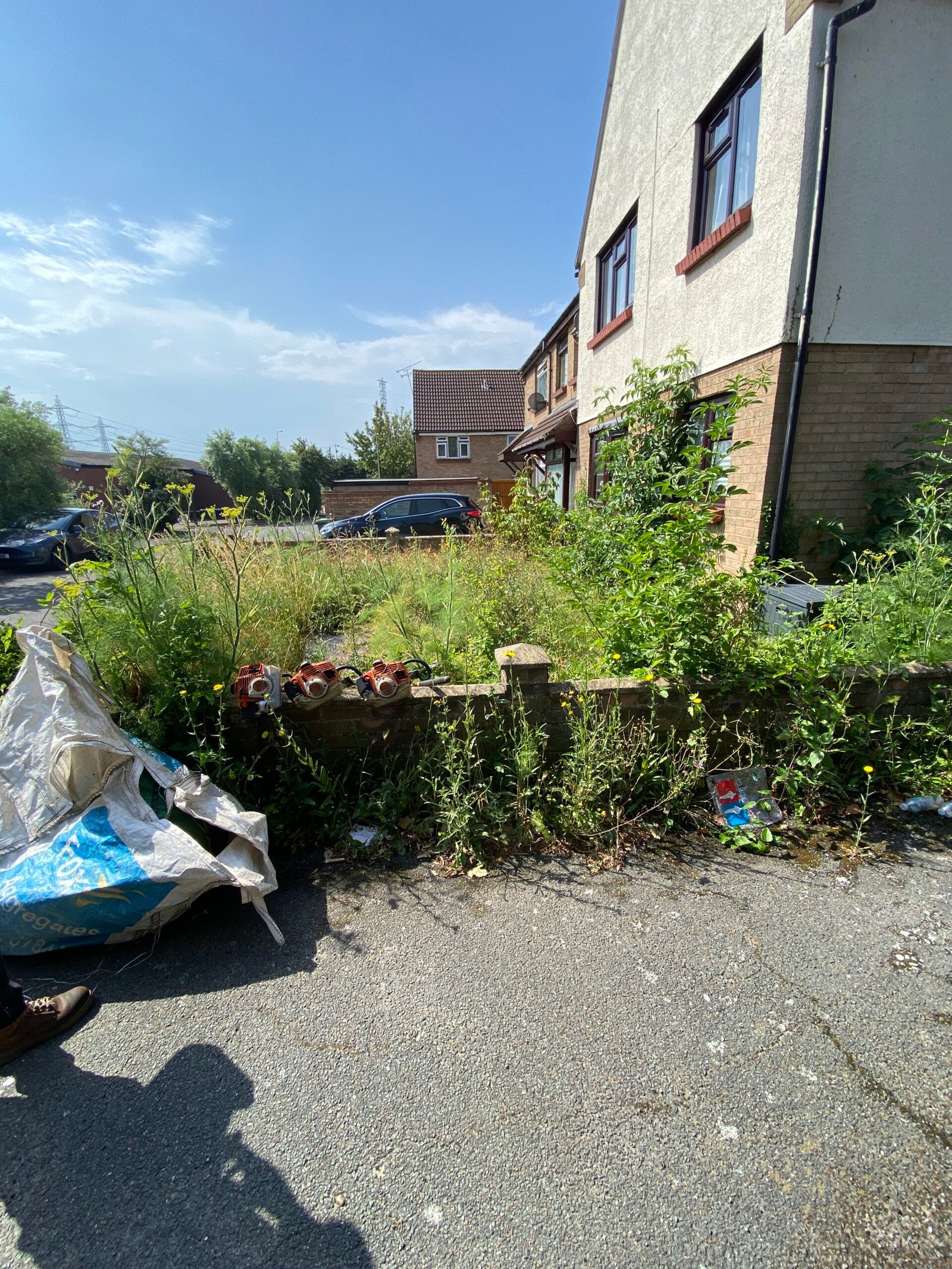 Garden clearance before