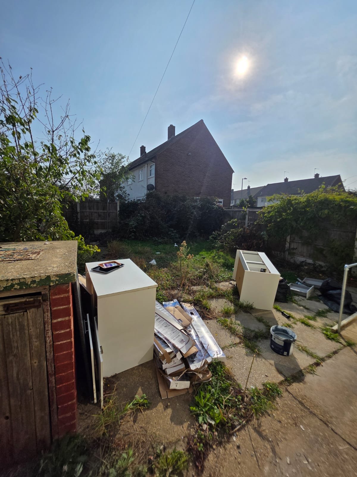 Garden waste and branble clearance